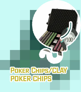 Clay poker set
