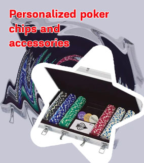 Poker chip case set