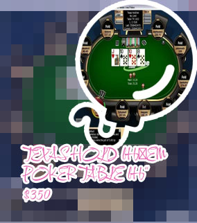 Poker table dealer