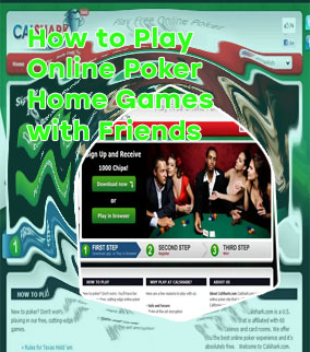 Private online poker with friends