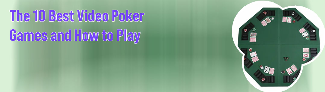 Table top video poker